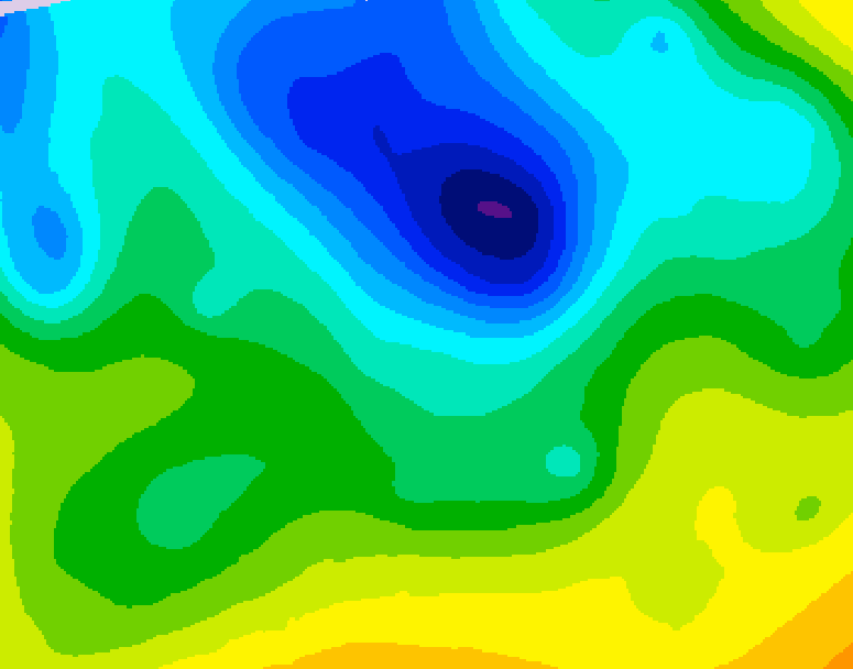 GDPS 500 millibar geopotential height 240 hour forecast chart for Canada based on 2026/04/17 1200Z data