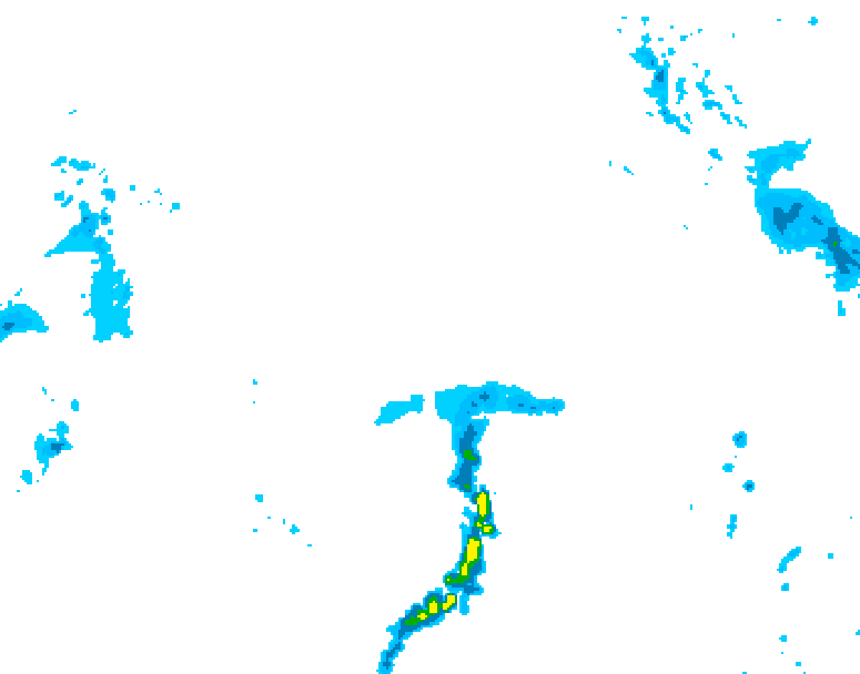 GDPS precipitation 024 hour forecast chart for Canada based on 2026/04/17 0000Z data