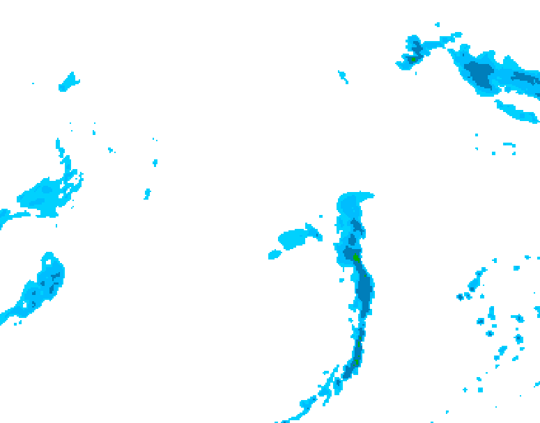 GDPS precipitation 042 hour forecast chart for Canada based on 2026/04/17 0000Z data