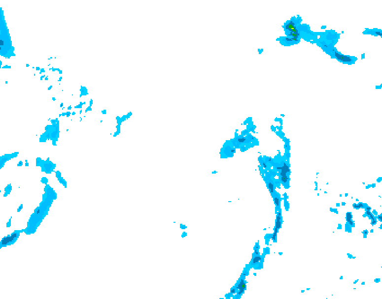 GDPS precipitation 054 hour forecast chart for Canada based on 2026/04/17 0000Z data