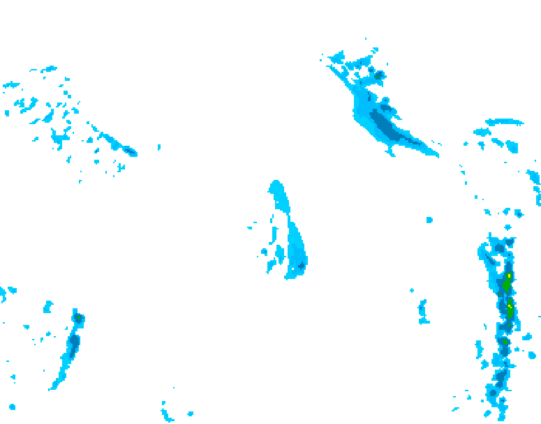 GDPS precipitation 096 hour forecast chart for Canada based on 2026/04/17 0000Z data