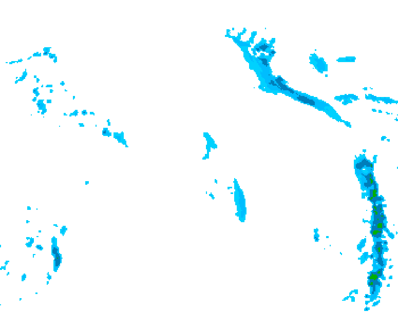 GDPS precipitation 102 hour forecast chart for Canada based on 2026/04/17 0000Z data