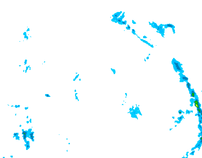 GDPS precipitation 114 hour forecast chart for Canada based on 2026/04/17 0000Z data