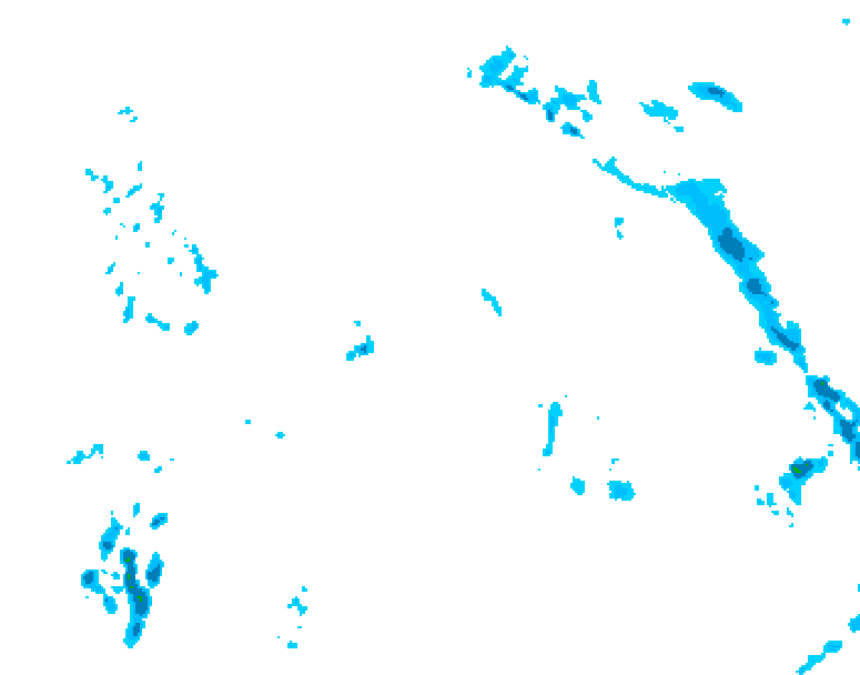 GDPS precipitation 120 hour forecast chart for Canada based on 2026/04/17 0000Z data