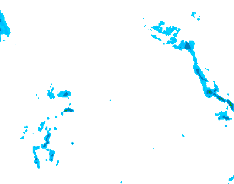 GDPS precipitation 132 hour forecast chart for Canada based on 2026/04/17 0000Z data