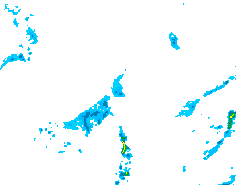GDPS precipitation 174 hour forecast chart for Canada based on 2026/04/17 0000Z data