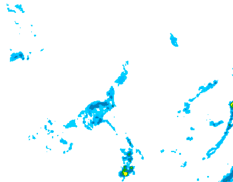 GDPS precipitation 180 hour forecast chart for Canada based on 2026/04/17 0000Z data