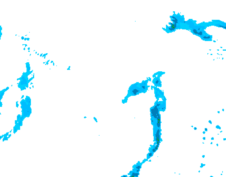 GDPS precipitation 036 hour forecast chart for Canada based on 2026/04/17 1200Z data