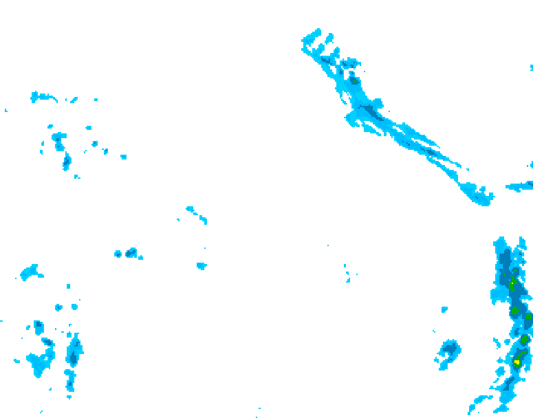 GDPS precipitation 096 hour forecast chart for Canada based on 2026/04/17 1200Z data