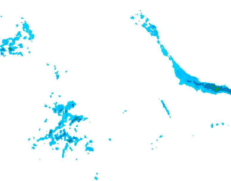 GDPS precipitation 132 hour forecast chart for Canada based on 2026/04/17 1200Z data