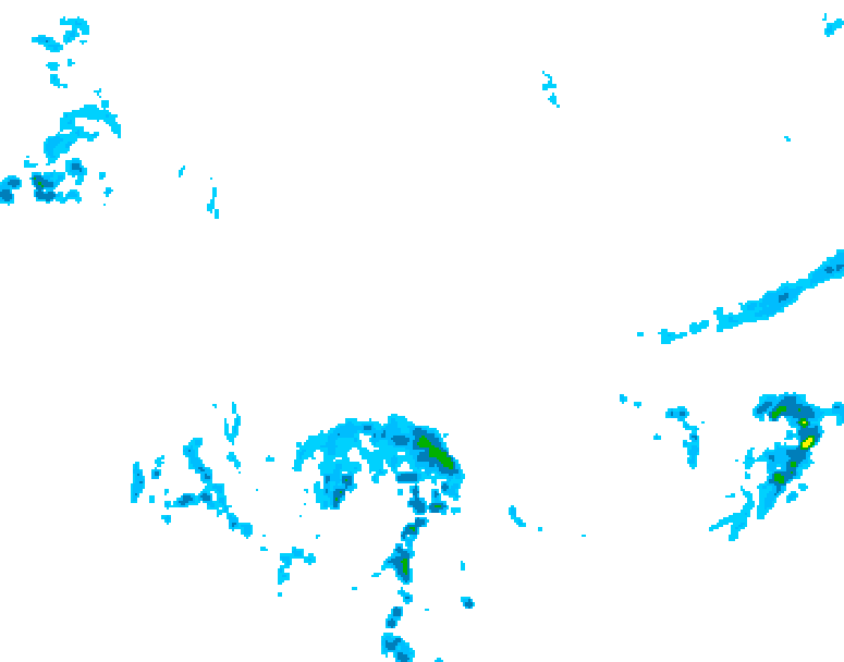 GDPS precipitation 156 hour forecast chart for Canada based on 2026/04/17 1200Z data