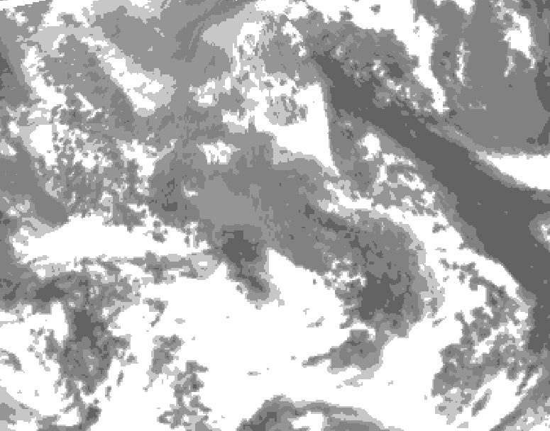 GDPS total cloud 108 hour forecast chart for Canada based on 2026/04/17 1200Z data