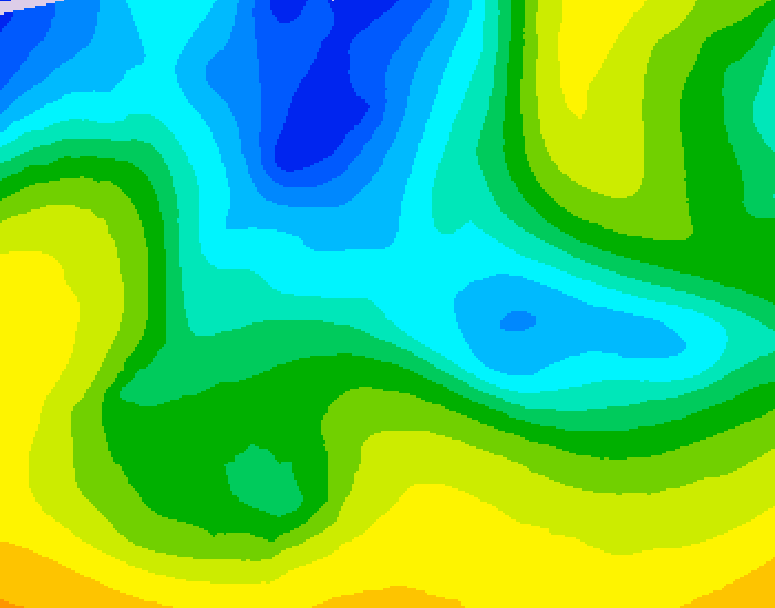 GDPS 500 millibar geopotential height 126 hour forecast chart for Canada based on 2026/04/18 0000Z data