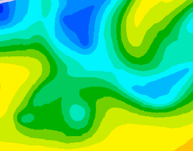 GDPS 500 millibar geopotential height 144 hour forecast chart for Canada based on 2026/04/18 0000Z data