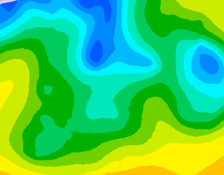 GDPS 500 millibar geopotential height 186 hour forecast chart for Canada based on 2026/04/18 0000Z data