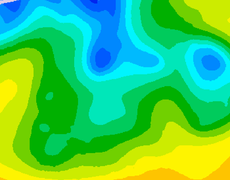 GDPS 500 millibar geopotential height 192 hour forecast chart for Canada based on 2026/04/18 0000Z data