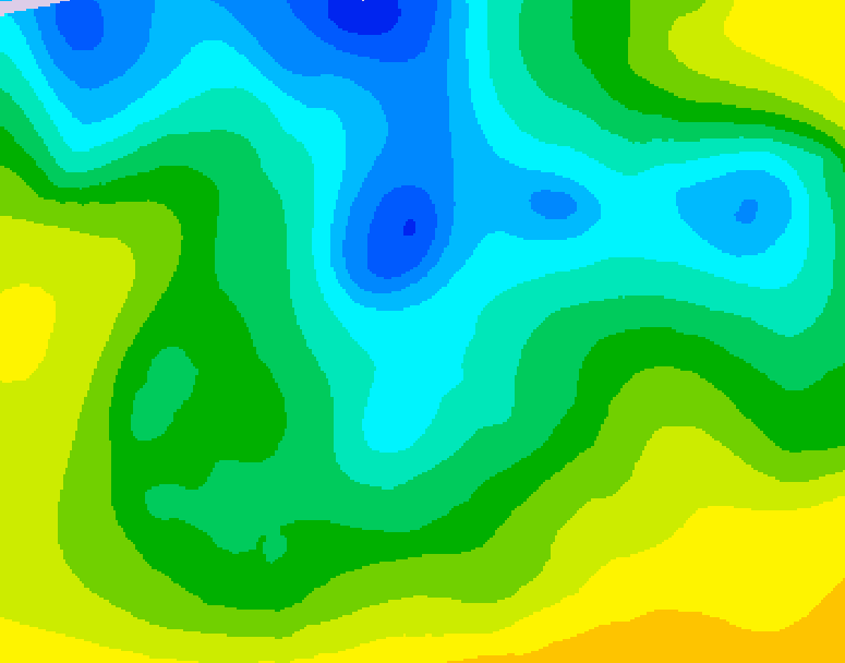 GDPS 500 millibar geopotential height 204 hour forecast chart for Canada based on 2026/04/18 0000Z data