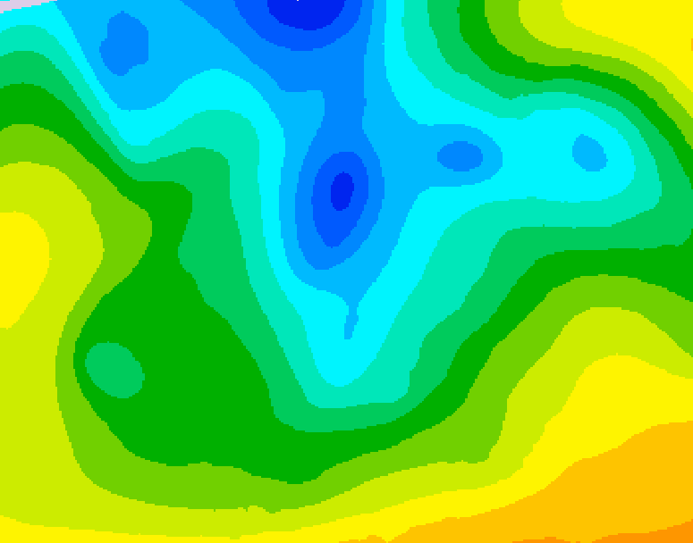 GDPS 500 millibar geopotential height 216 hour forecast chart for Canada based on 2026/04/18 0000Z data