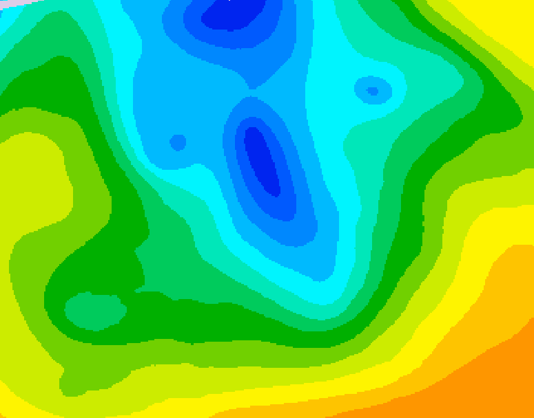 GDPS 500 millibar geopotential height 240 hour forecast chart for Canada based on 2026/04/18 0000Z data