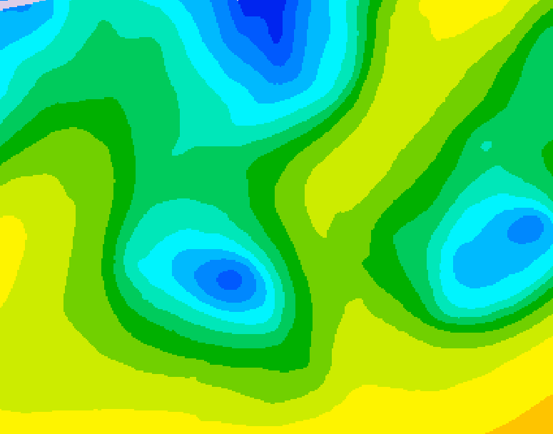 GDPS 500 millibar geopotential height 156 hour forecast chart for Canada based on 2026/04/18 1200Z data