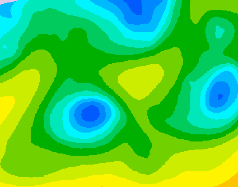 GDPS 500 millibar geopotential height 174 hour forecast chart for Canada based on 2026/04/18 1200Z data