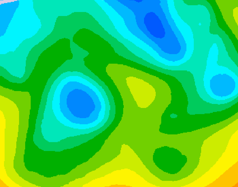 GDPS 500 millibar geopotential height 198 hour forecast chart for Canada based on 2026/04/18 1200Z data