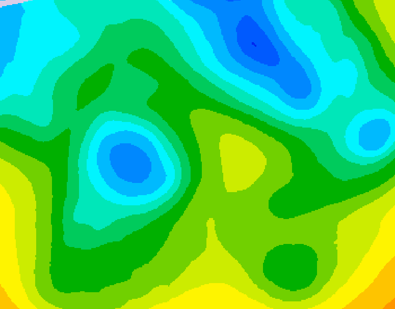 GDPS 500 millibar geopotential height 204 hour forecast chart for Canada based on 2026/04/18 1200Z data