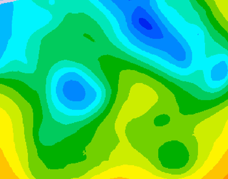 GDPS 500 millibar geopotential height 210 hour forecast chart for Canada based on 2026/04/18 1200Z data