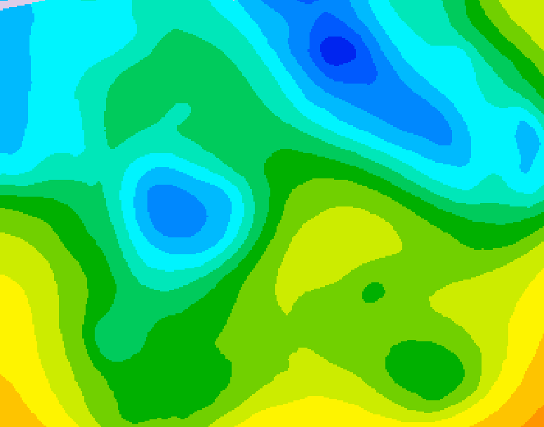GDPS 500 millibar geopotential height 216 hour forecast chart for Canada based on 2026/04/18 1200Z data
