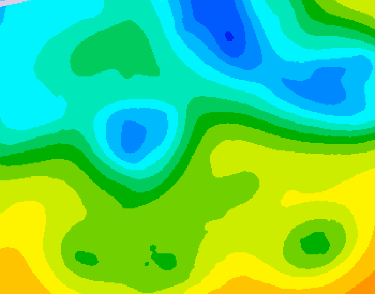 GDPS 500 millibar geopotential height 234 hour forecast chart for Canada based on 2026/04/18 1200Z data