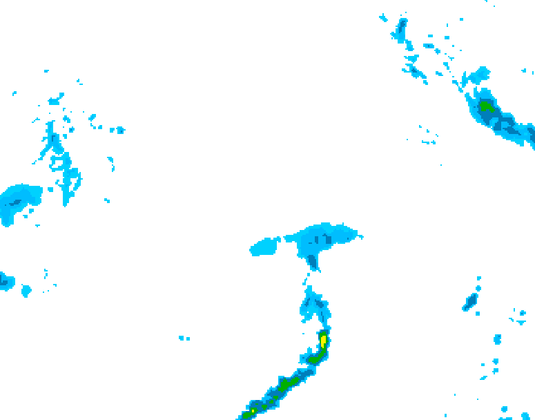 GDPS precipitation 006 hour forecast chart for Canada based on 2026/04/18 0000Z data