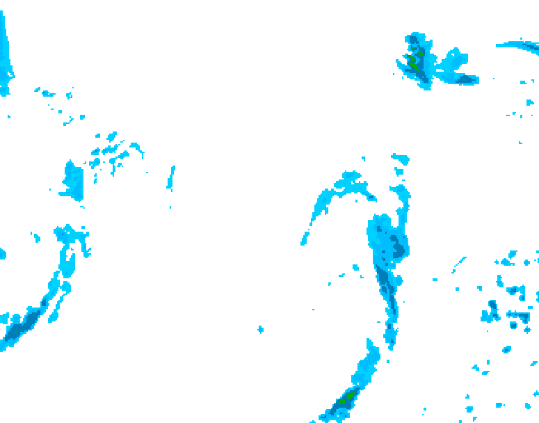 GDPS precipitation 030 hour forecast chart for Canada based on 2026/04/18 0000Z data