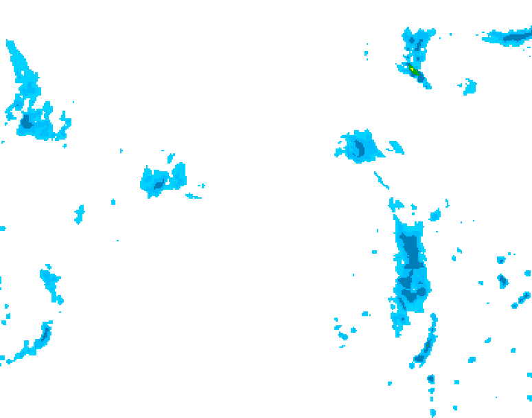 GDPS precipitation 042 hour forecast chart for Canada based on 2026/04/18 0000Z data