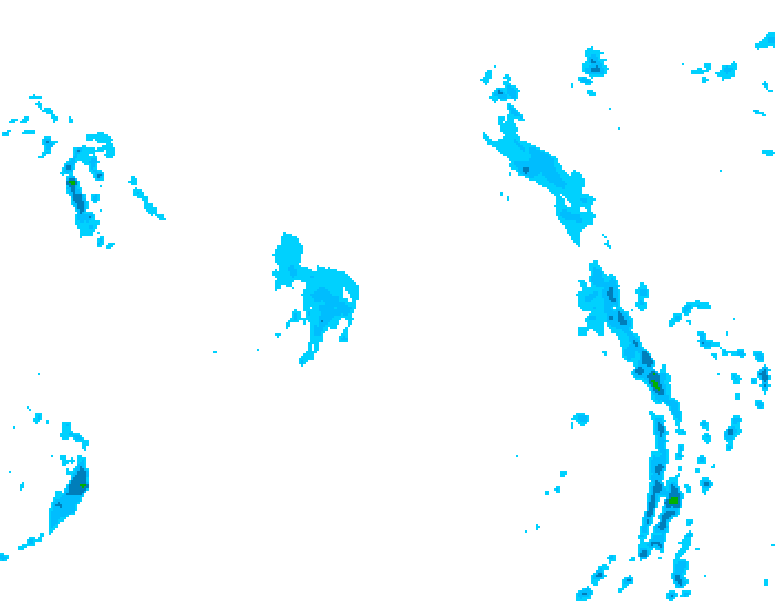 GDPS precipitation 054 hour forecast chart for Canada based on 2026/04/18 0000Z data