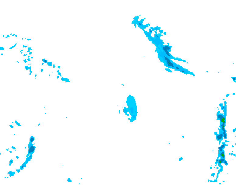 GDPS precipitation 072 hour forecast chart for Canada based on 2026/04/18 0000Z data