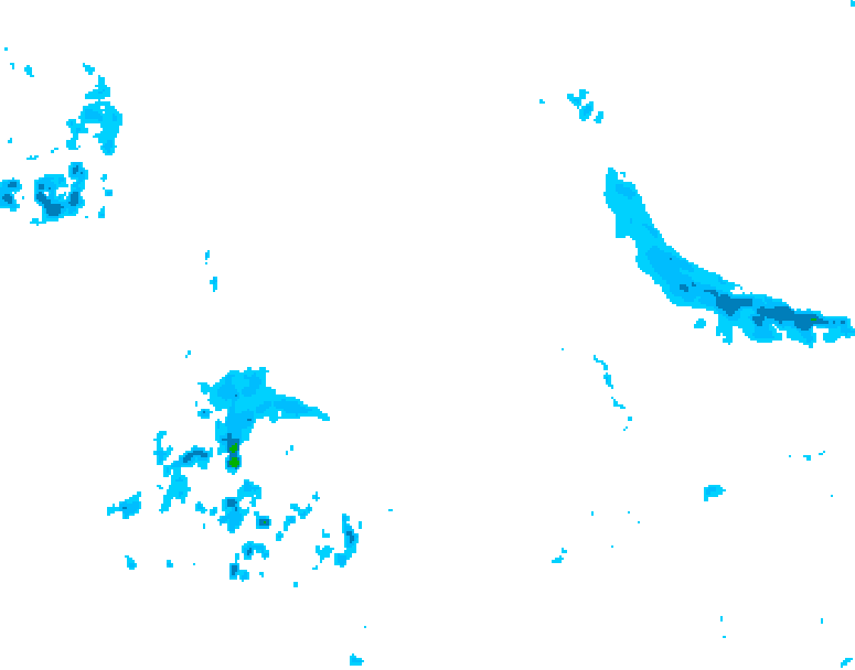 GDPS precipitation 120 hour forecast chart for Canada based on 2026/04/18 0000Z data