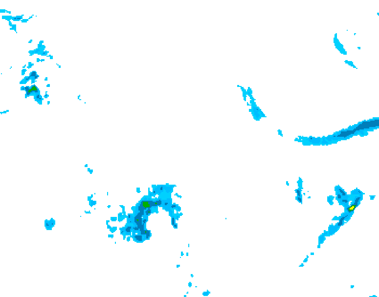 GDPS precipitation 138 hour forecast chart for Canada based on 2026/04/18 0000Z data