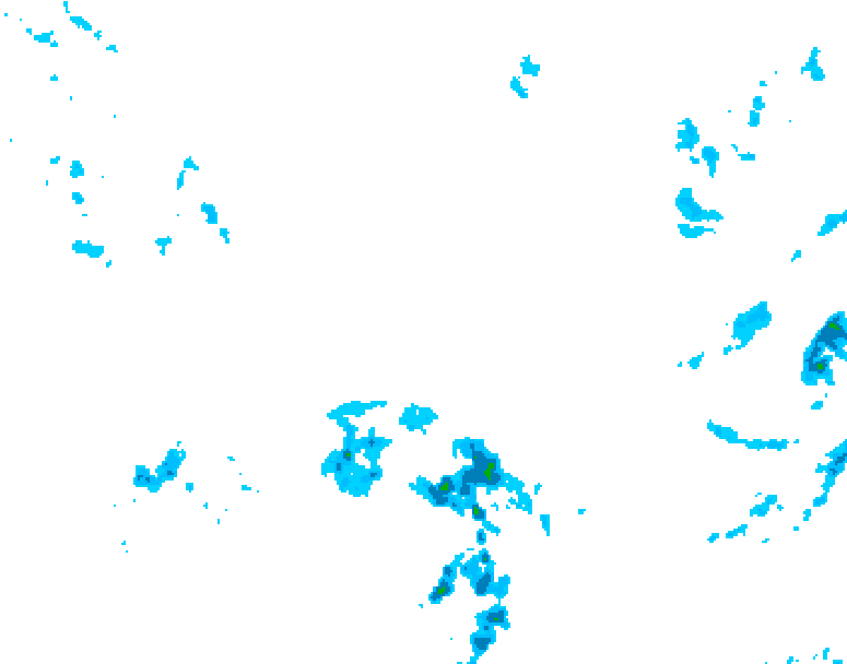 GDPS precipitation 156 hour forecast chart for Canada based on 2026/04/18 0000Z data