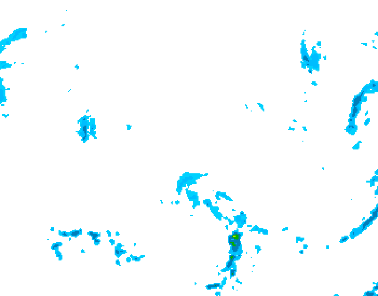 GDPS precipitation 174 hour forecast chart for Canada based on 2026/04/18 0000Z data