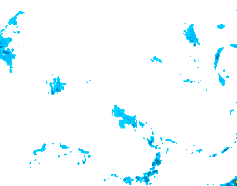 GDPS precipitation 180 hour forecast chart for Canada based on 2026/04/18 0000Z data