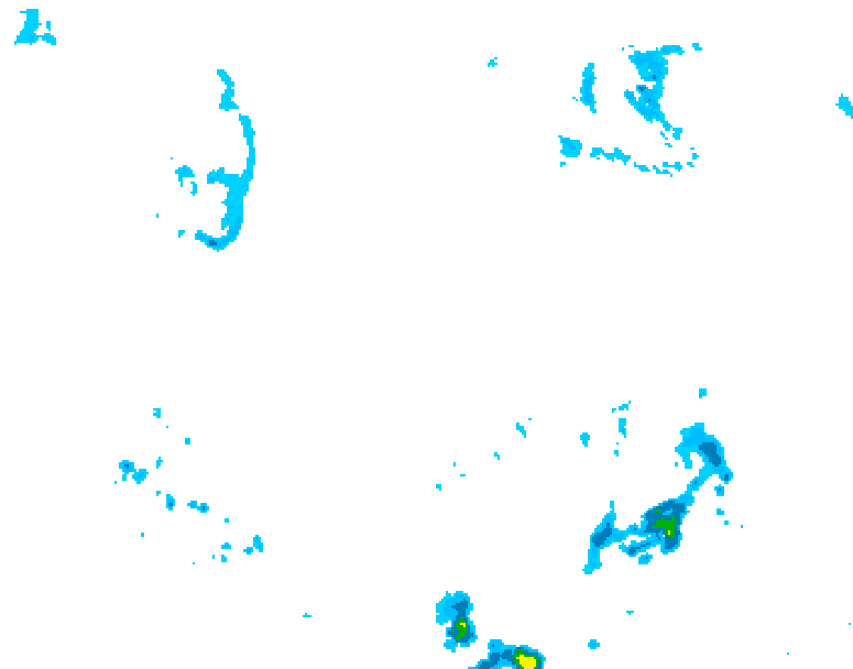 GDPS precipitation 222 hour forecast chart for Canada based on 2026/04/18 0000Z data