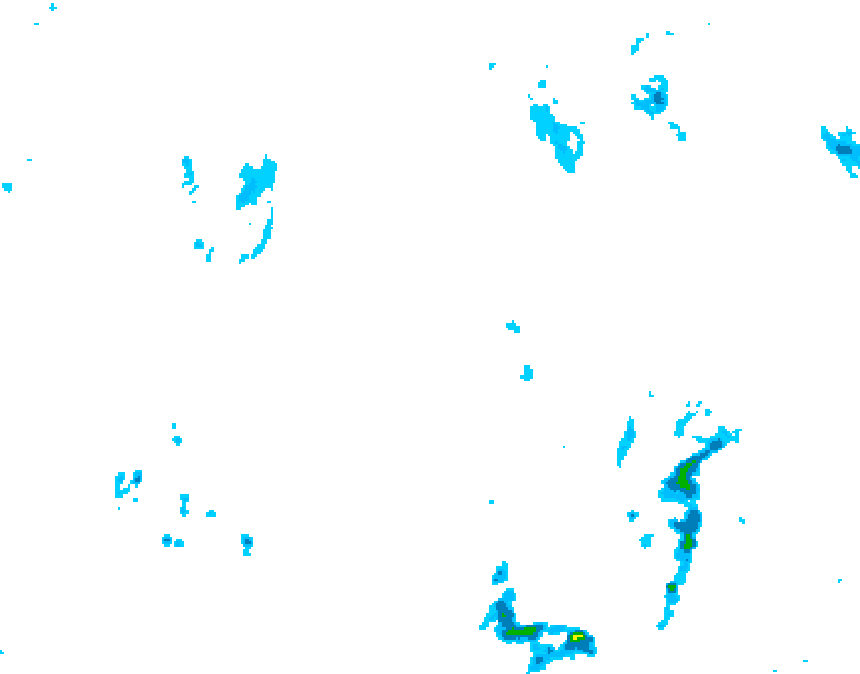 GDPS precipitation 228 hour forecast chart for Canada based on 2026/04/18 0000Z data