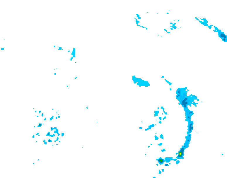 GDPS precipitation 240 hour forecast chart for Canada based on 2026/04/18 0000Z data