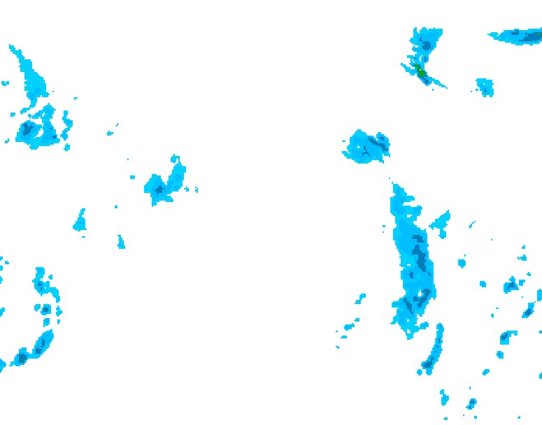 GDPS precipitation 030 hour forecast chart for Canada based on 2026/04/18 1200Z data
