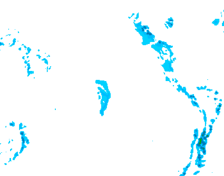 GDPS precipitation 048 hour forecast chart for Canada based on 2026/04/18 1200Z data