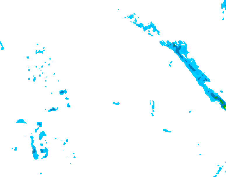 GDPS precipitation 090 hour forecast chart for Canada based on 2026/04/18 1200Z data