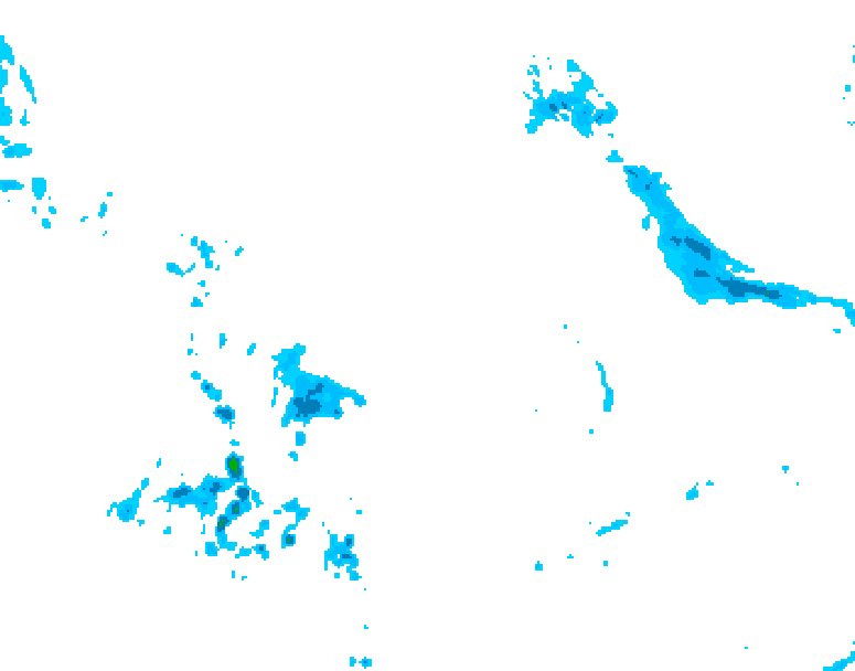 GDPS precipitation 108 hour forecast chart for Canada based on 2026/04/18 1200Z data