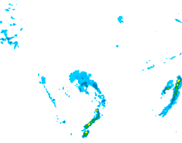 GDPS precipitation 138 hour forecast chart for Canada based on 2026/04/18 1200Z data