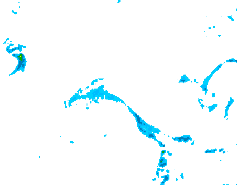 GDPS precipitation 174 hour forecast chart for Canada based on 2026/04/18 1200Z data