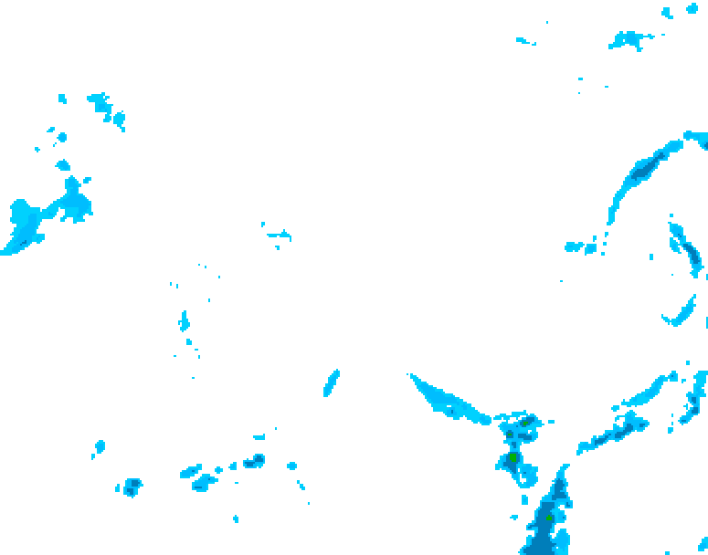 GDPS precipitation 186 hour forecast chart for Canada based on 2026/04/18 1200Z data